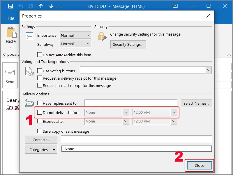 Điều chỉnh hoặc hủy lịch gửi