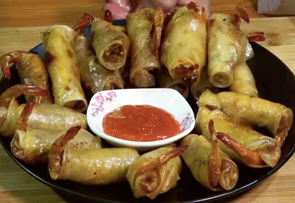 cách làm chả ram tôm đất ngon