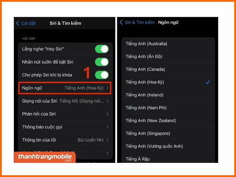 cách nói chuyện với siri trên iPhone bằng tiếng Việt