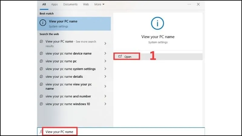 Kiểm tra tên máy tính để kết nối qua định danh DNS nội bộ
