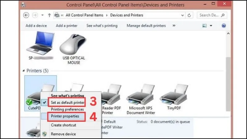 Truy cập tab Sharing để chia sẻ tài nguyên qua mạng