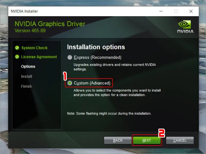 Thiết lập cài đặt