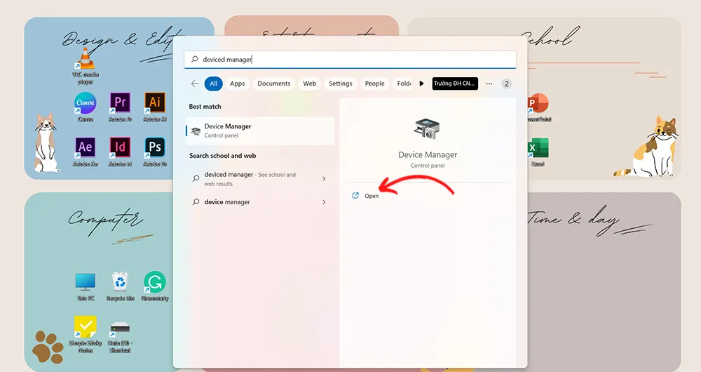 Cập nhật driver card mạng