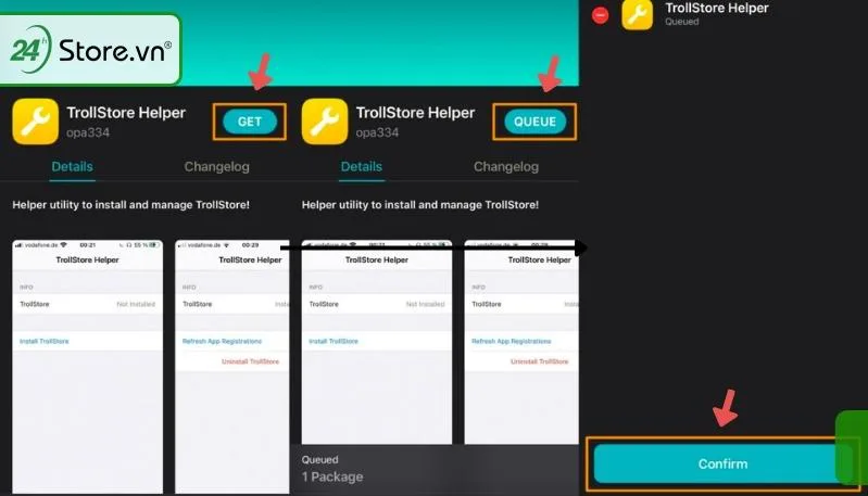 Cài đặt IPA trên iPhone với TrollStore