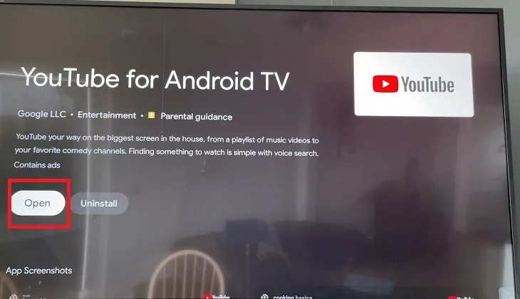 Cài đặt YouTube cho tivi Sony đời cũ qua kho ứng dụng