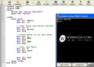Cấu trúc máy tính và lập trình Assembly – chương 7 – Toán tử