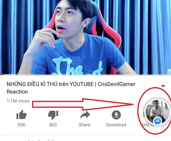 chat bong bong messenger tren iphone