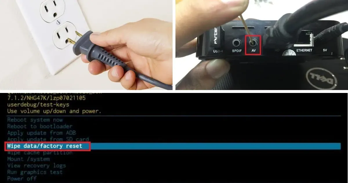 Reset cứng Android TV box qua Recovery Mode