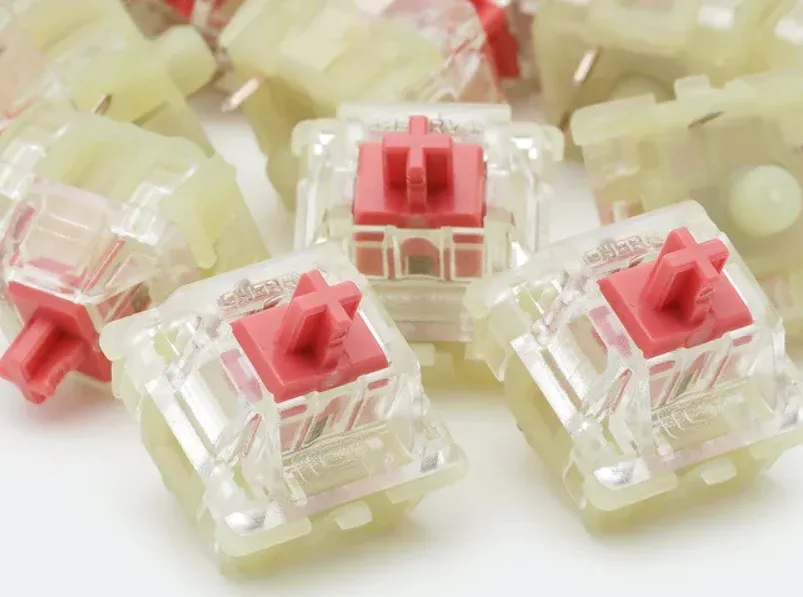 Cherry mx red linear switches on drop