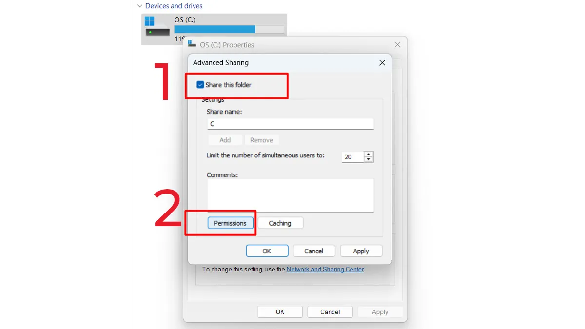Thiết lập danh sách quyền hạn cho phép chỉnh sửa hoặc chỉ đọc dữ liệu