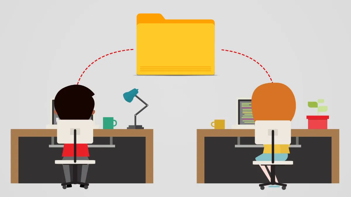 So sánh các thuộc tính của tệp tin trước và sau khi thực hiện chia sẻ