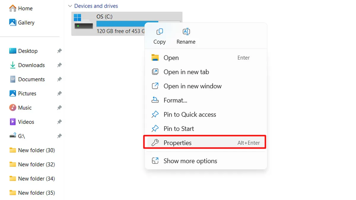 Truy cập tab Sharing để bắt đầu cấu hình tệp tin muốn phân phối