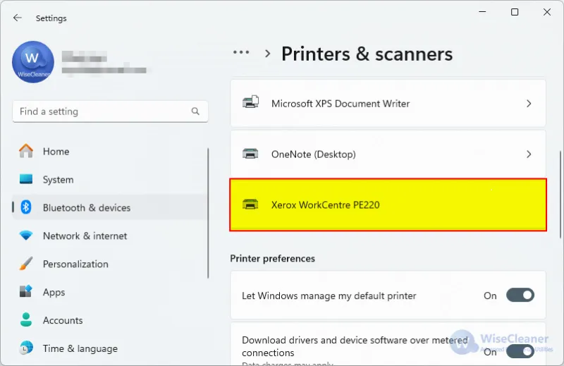 Chi tiết thông số thiết lập máy in