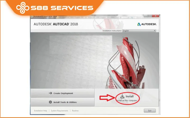 Chọn Install on this computer trong trình cài đặt