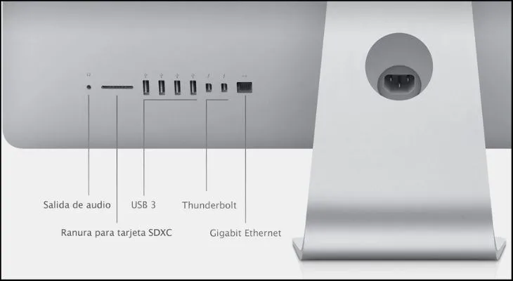 Các cổng kết nối trên màn hình Apple