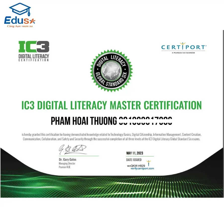 Chứng chỉ IC3 và tài liệu sách tin học văn phòng cơ bản pdf