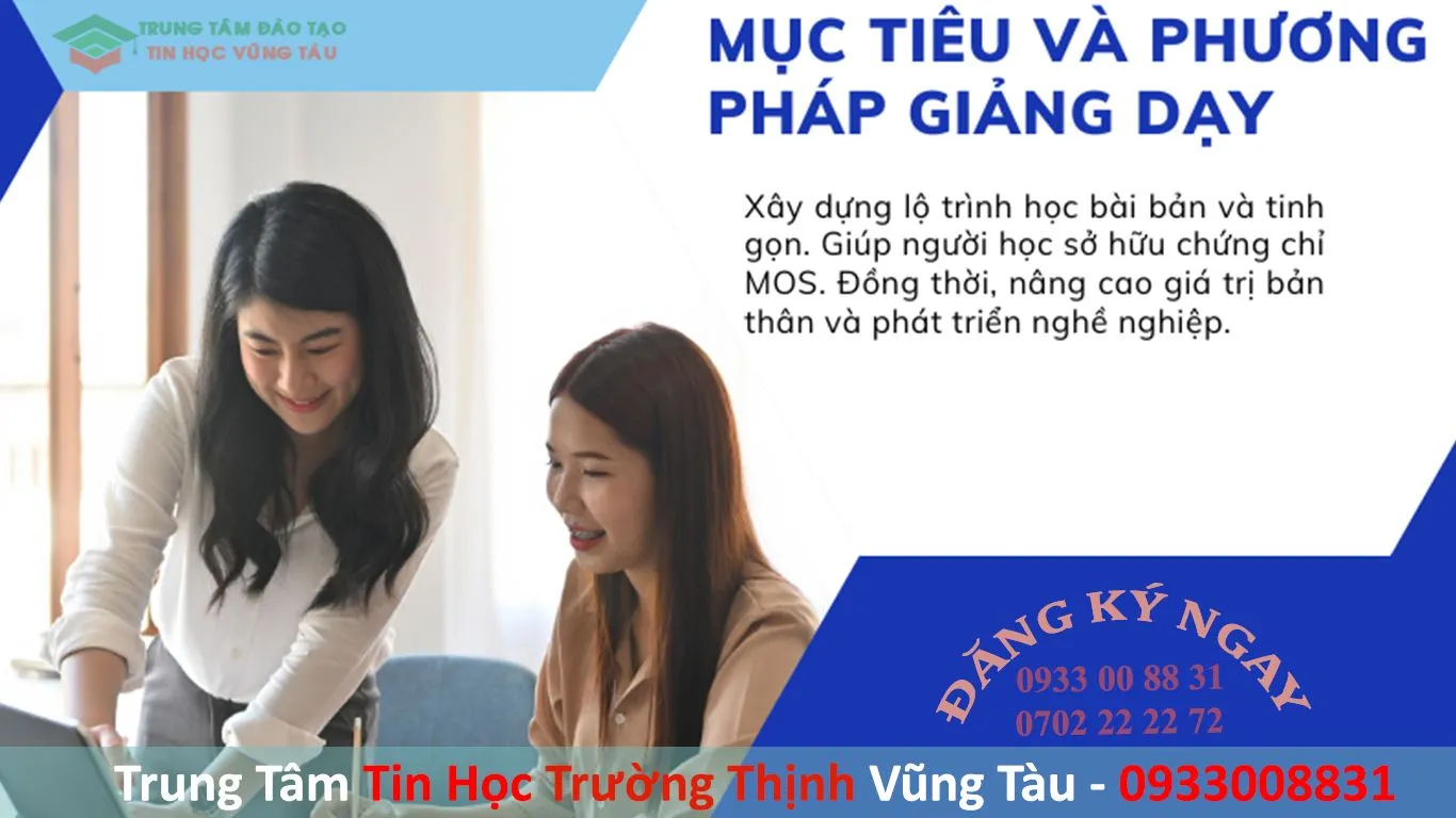 Chứng chỉ MOS có thời hạn bao lâu và lợi ích khi học tại Vũng Tàu