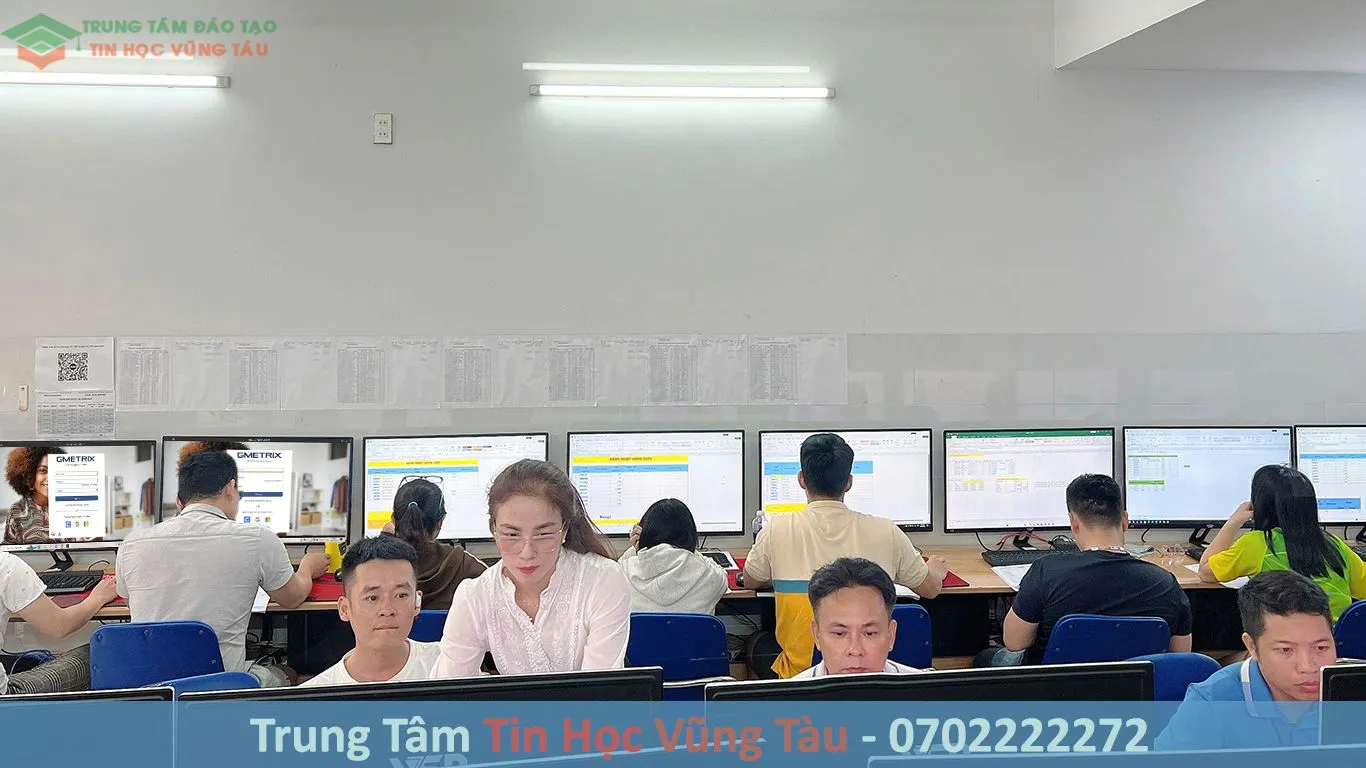 Chứng chỉ MOS không quá khó nếu bạn được đào tạo đúng phương pháp tại Vũng Tàu