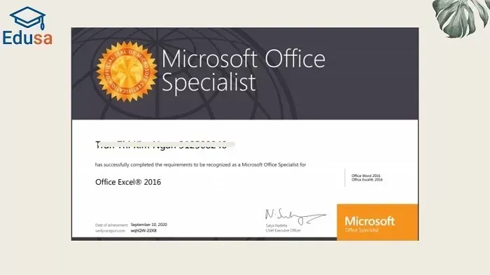 Chứng chỉ MOS là minh chứng cho năng lực tin học văn phòng tiếng trung là gì