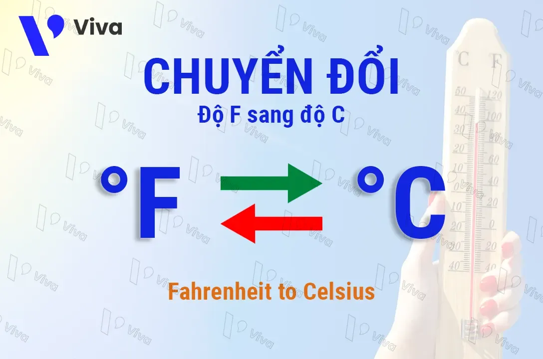 Chuyển đổi độ f sang độ c
