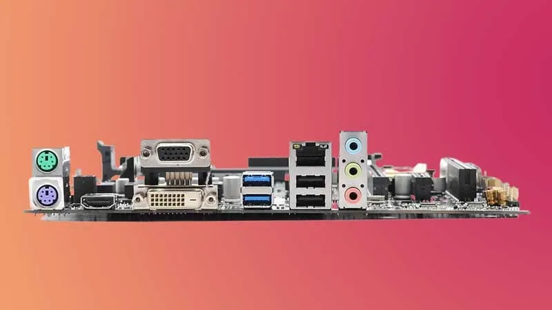 Cổng I/O trên bo mạch chủ để đảm bảo hỗ trợ các kết nối