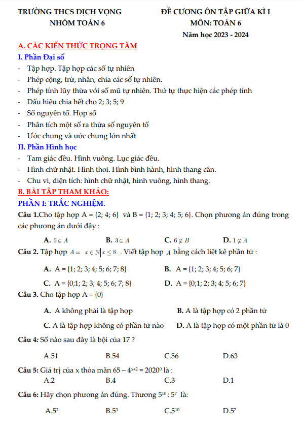 Đề cương tin học lớp 4 kì 2 chuẩn kiến thức trọng tâm