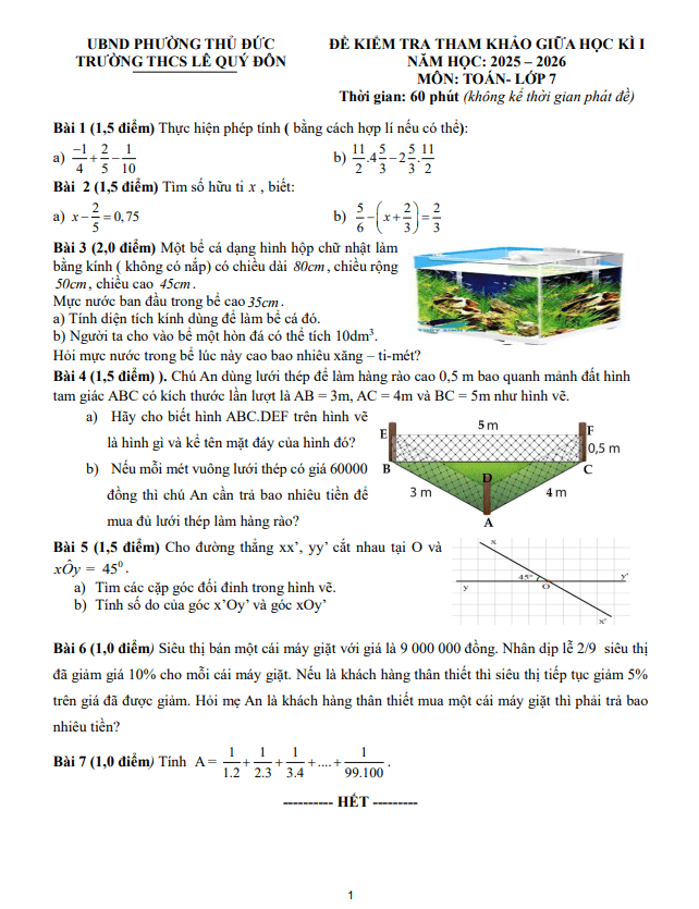 Đề Thi Môn Tin Học Lớp 4 Kì 1 - Bộ Tài Liệu Ôn Tập Toàn Diện 2025-2026
