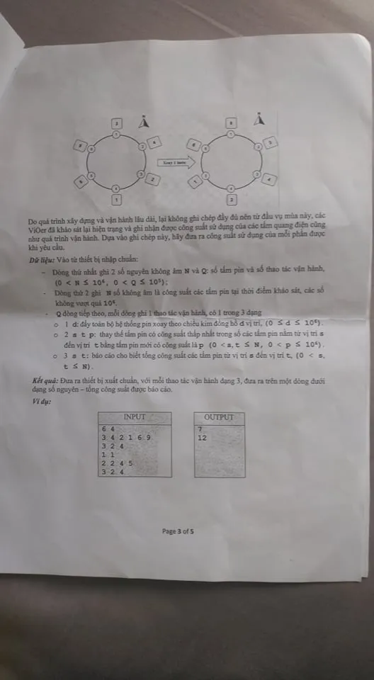 Đề thi Olympic tin học sinh viên Việt Nam khối chuyên tin năm 2021 - Trang số 3