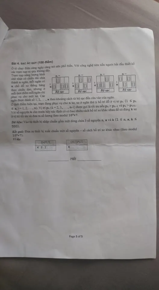 Đề thi Olympic tin học sinh viên Việt Nam khối chuyên tin năm 2021 - Trang số 5