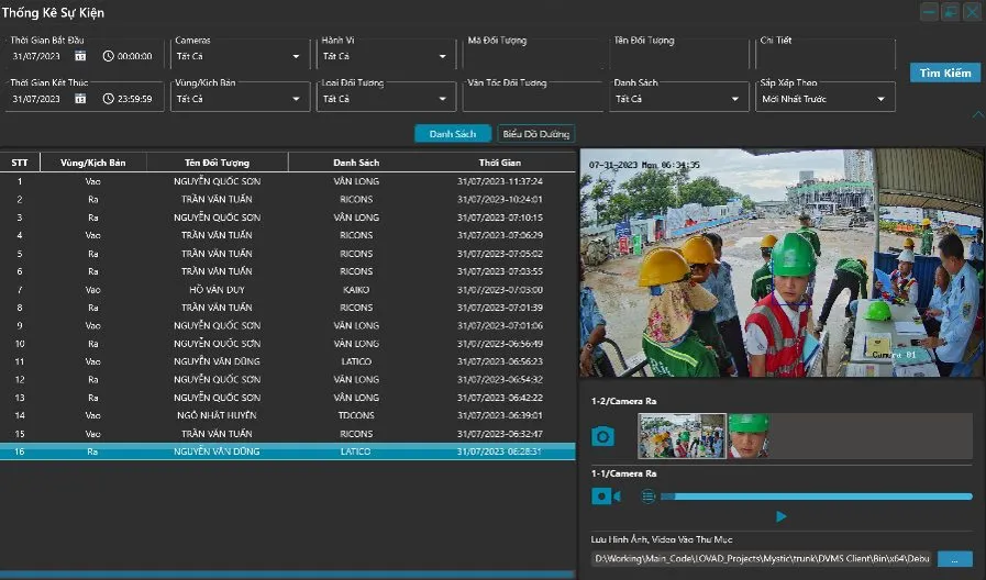 Điểm danh tự động bằng nhận dạng khuôn mặt