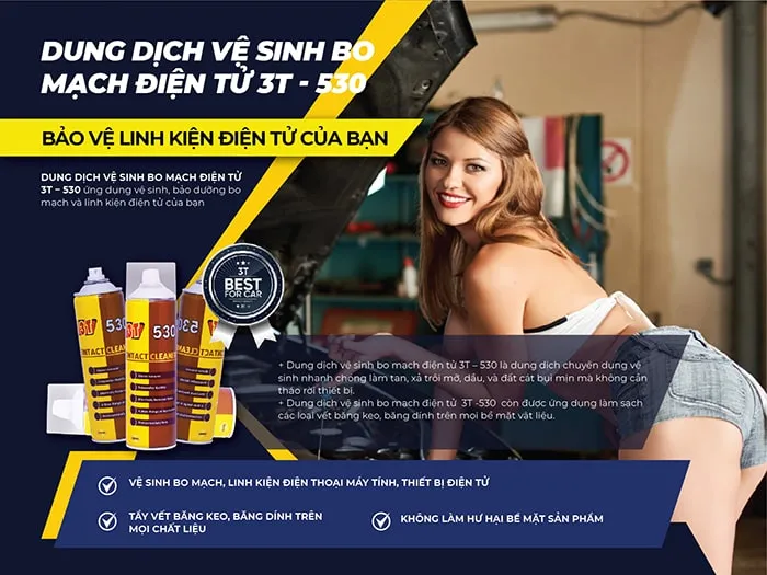 Dung dịch vệ sinh bo mạch 3t 530