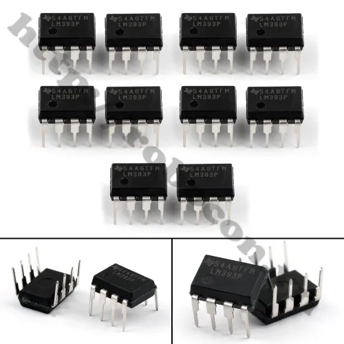 IC Khuáº¿ch Äáº¡i Thuáº­t Toán LM393P, OP AMP So Sánh Dip-8 Chính Hãng