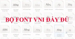 Font VNI – Tải font VNI