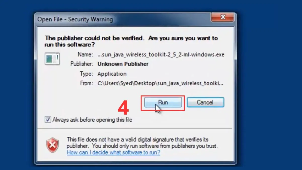 Giả lập Java trên PC - Sun Java Wireless Toolkit bước 4