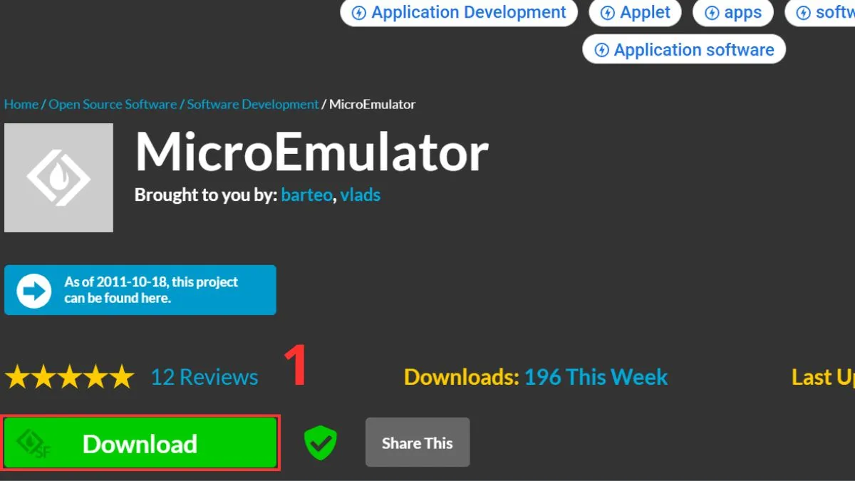 Giả lập Java trên PC - MicroEmulator bước 1