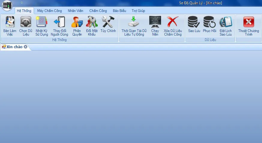 Giao diện chính phần mềm mita pro v2