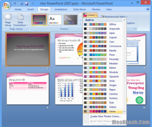 Giáo trình Microsoft PowerPoint 2007