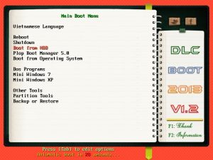 Grub4dos – Tool tạo ổ đĩa USB Boot