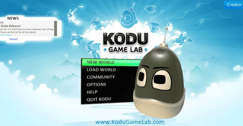 Môi trường lập trình game 3D trực quan trong Kodu Game Lab