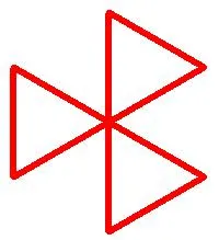 Hình ảnh minh họa câu lệnh vẽ hình chong chóng trong phần mềm Logo