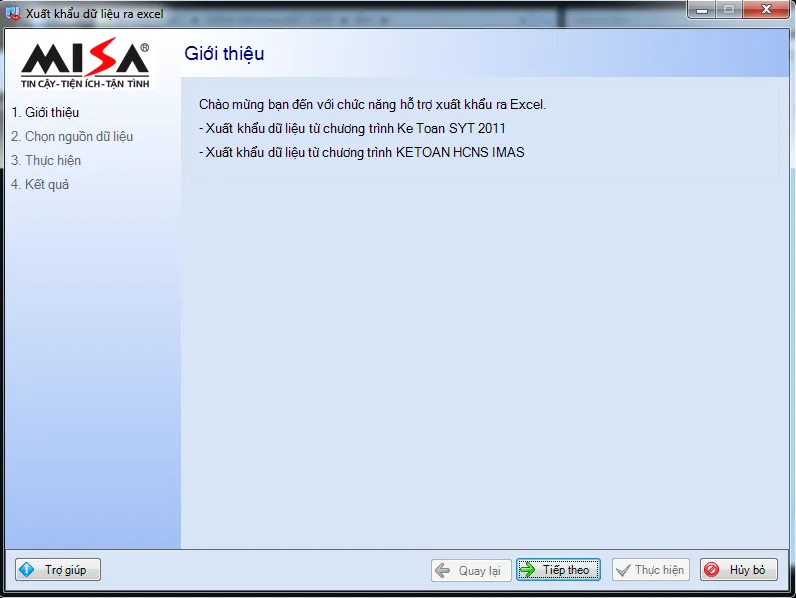 Màn hình xuất khẩu