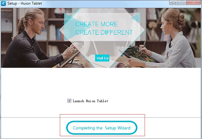 Hoàn tất Setup Wizard