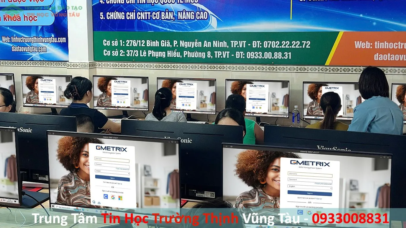 Học chứng chỉ MOS tại Vũng Tàu với phương pháp đào tạo nhanh chóng và hiệu quả