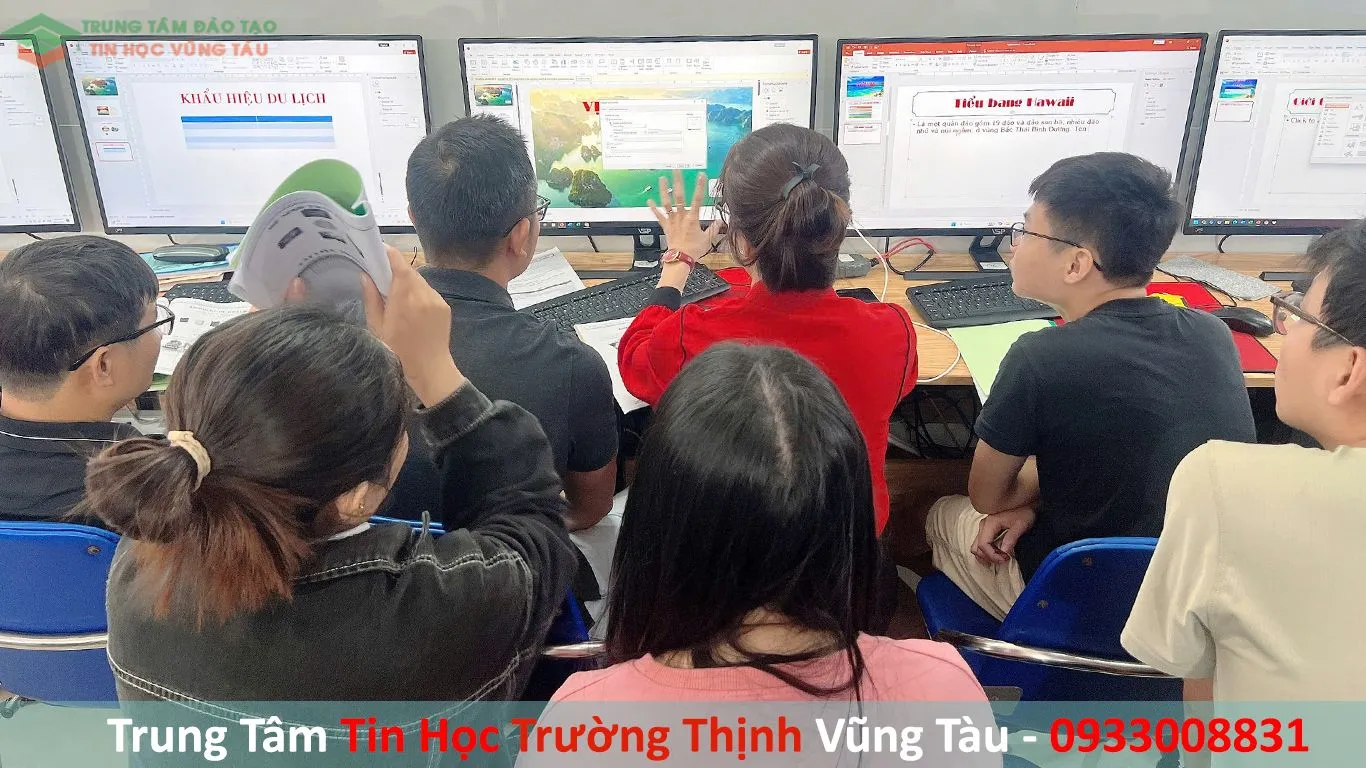 Học MOS PowerPoint tại Vũng Tàu để tạo ra những bài thuyết trình ấn tượng