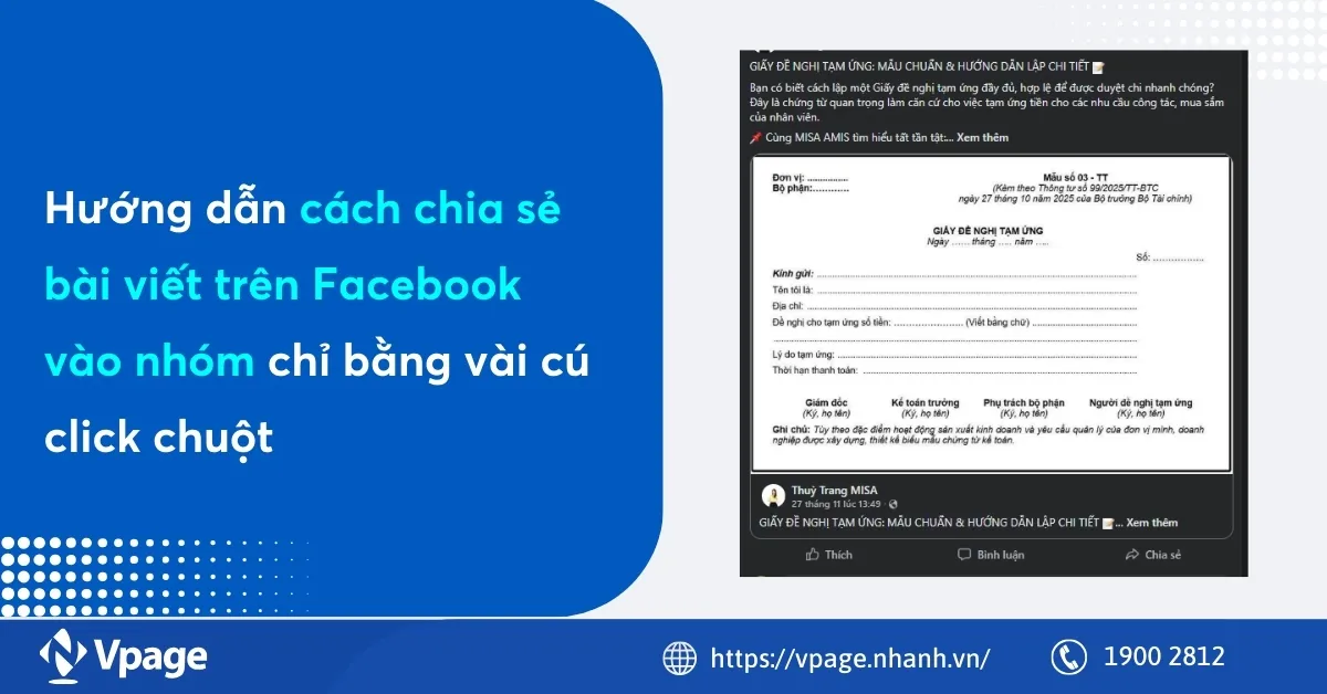 Hướng dẫn cách chia sẻ bài viết trên Facebook vào nhóm chỉ bằng vài cú click chuột