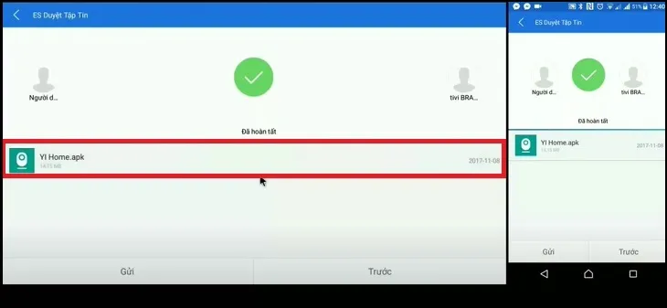 Chọn ngày giờ để xem lại.