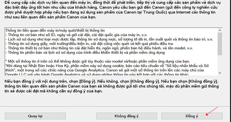 Xác nhận đồng ý với điều khoản sử dụng