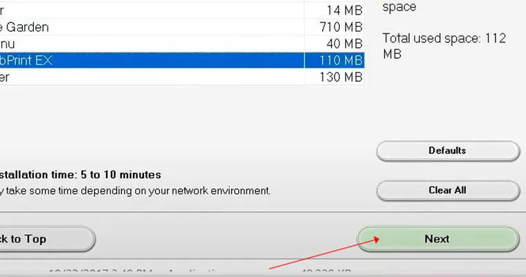 Chọn Tiếp tục để bỏ qua cài đặt phần mềm bổ sung