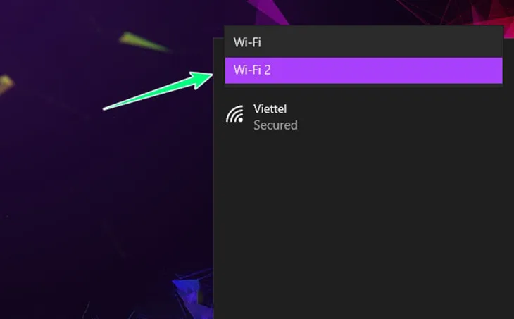 Cuối cùng, chọn mạng WiFi mà bạn muốn kết nối