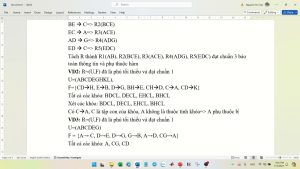 Hướng dẫn thực hiện dạng chuẩn 3NF